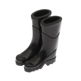 Doll&rsquo;s House Black Wellies