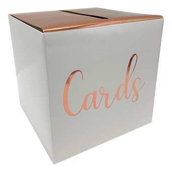 Rose Gold Card Box