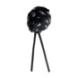 Black Faux Fur Pom Pom 11cm image number 4
