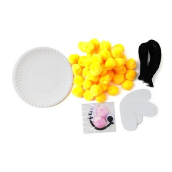 Bee Pom Pom Plate Kit