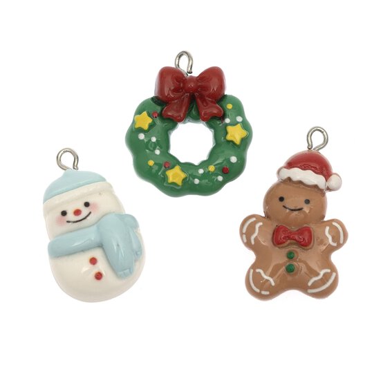 Christmas Embellishment Charms 3 Pack  image number 3