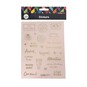 Pink and Gold Travel Sentiment Foiled Stickers 2 Sheets image number 4