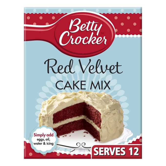 Betty Crocker Red Velvet Chocolate Cake Mix 425g image number 1