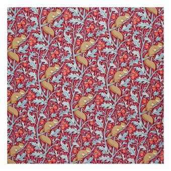 Tilda Hibernation Squirrel Dreams Hibiscus Fabric by the Metre image number 2