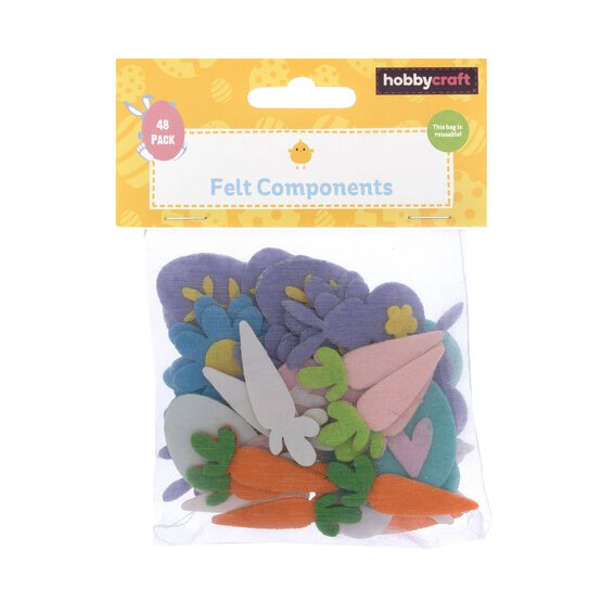 Easter Felt Stickers 48 Pack image number 5