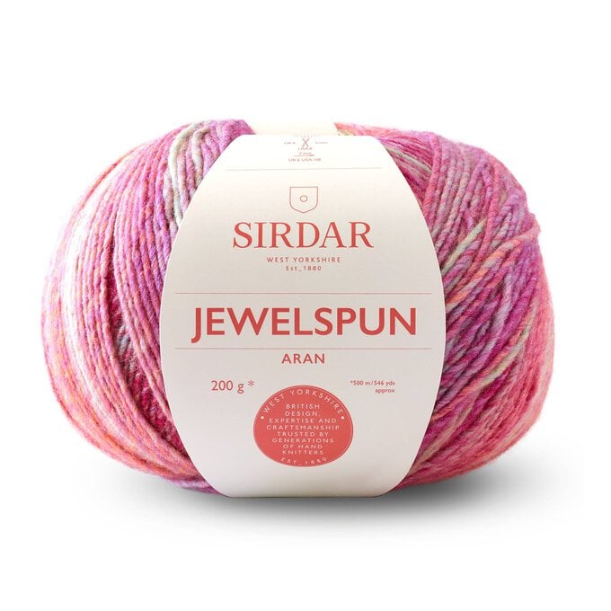 Sirdar Glowing Garnet Jewelspun Yarn 200g image number 1