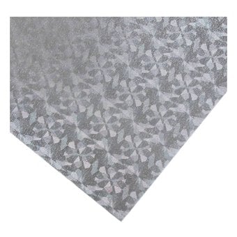 Silver Hologram Foam Sheet 22.5cm x 30cm