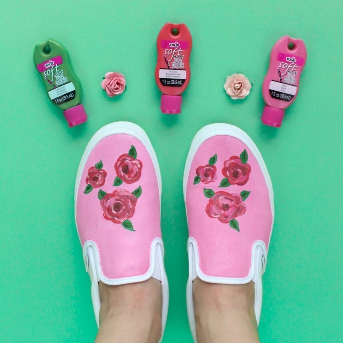 Tulip Metallic Gold Soft Matte Fabric Paint 59ml Hobbycraft