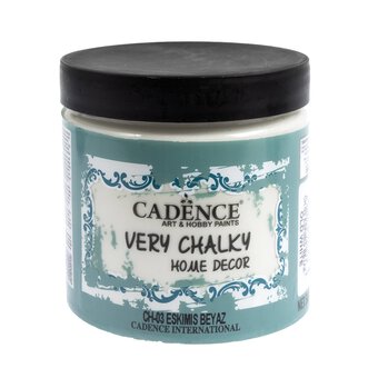 Cadence White Very Chalky Home D&eacute;cor Paint 500ml 