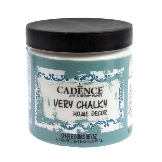 Cadence White Very Chalky Home D&eacute;cor Paint 500ml  image number 1