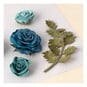 Handmade Aqua Whitny Flowers 14 Pack image number 2