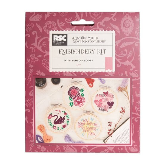 RSC Love Embroidery Hoop Kit 4 Pack image number 4