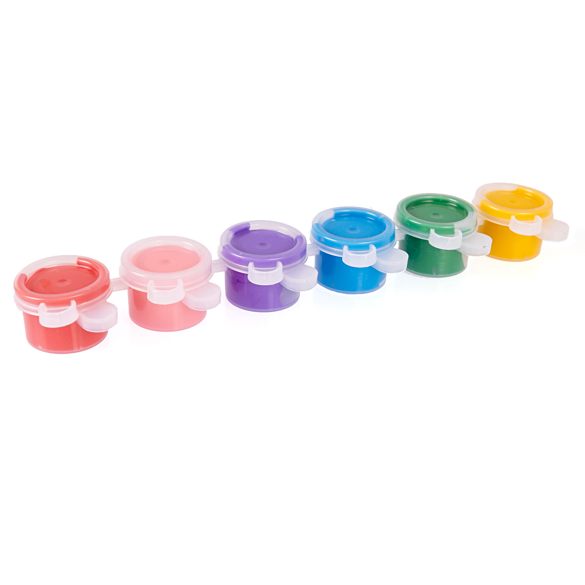 Bright Fabric Paint Pots 5ml 6 Pack Hobbycraft