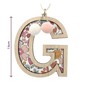Hanging Wooden Letter G 7.5cm image number 3