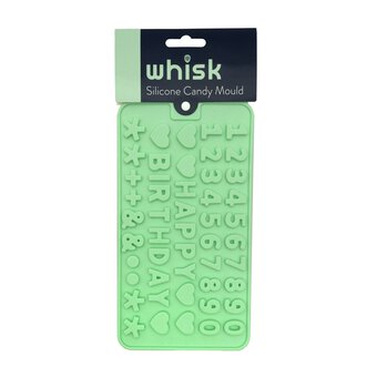 Whisk Happy Birthday Number Silicone Candy Mould  image number 6