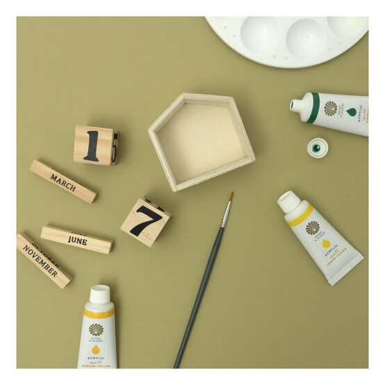 Wooden Block Calendar 7cm image number 2