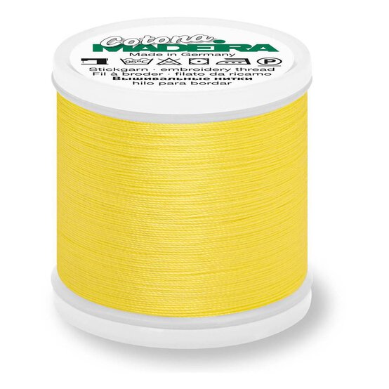 Madeira Mimosa Yellow Cotona 30 Thread 200m (771) image number 1