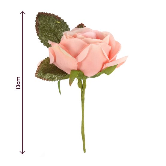 Single Pink Rose Pick 13cm image number 4
