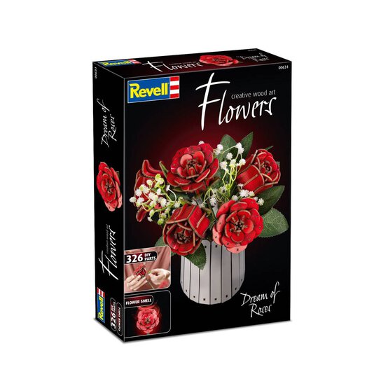 Revell Dream of Roses Wooden Flowers Kit  image number 1
