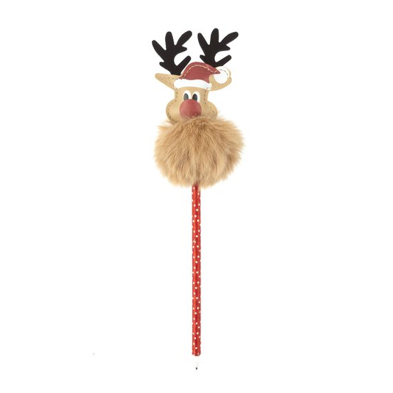 Reindeer Pom Pom Pen image number 1