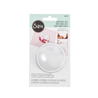 Sizzix Circle Shaker Domes 2 Inches 8 Pack