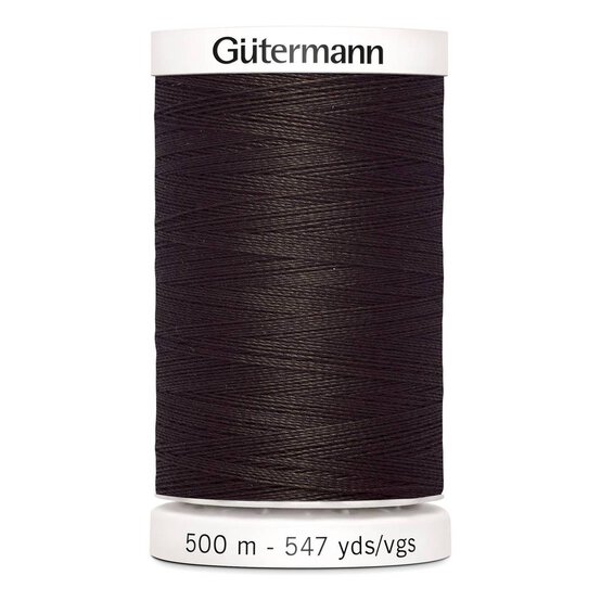 Gutermann Brown Sew All Thread 500m (696) image number 1