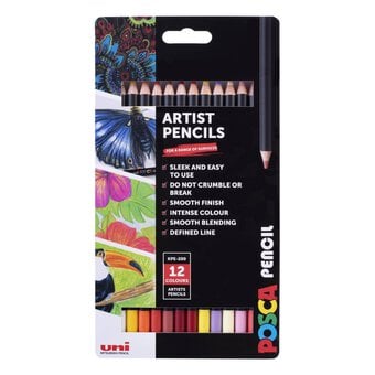 Uni-ball Posca Spectrum Artist Pencils 12 Pack