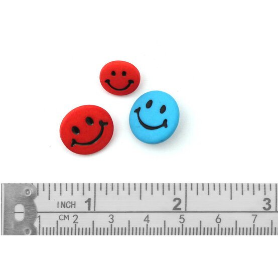 Trimits Smiley Face Craft Buttons 10 Pieces image number 3