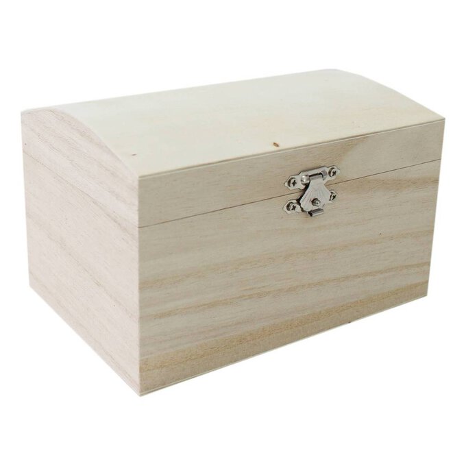 Wooden Jewellery Chest 16 x 11 x 10 cm image number 1