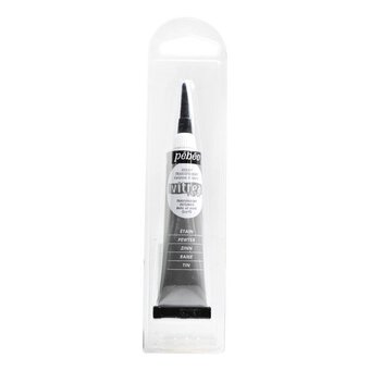 Pebeo Pewter Vitrea 160 Outliner 20ml