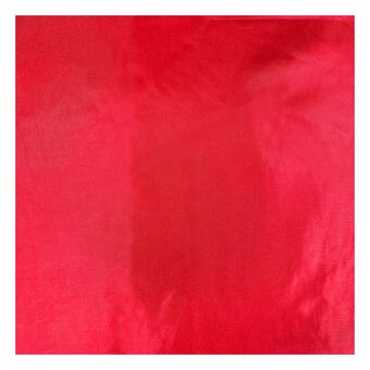 Red Silky Habutae Fabric by the Metre image number 2