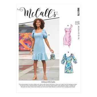 McCall’s Alison Dress Sewing Pattern M8179 (16-24)