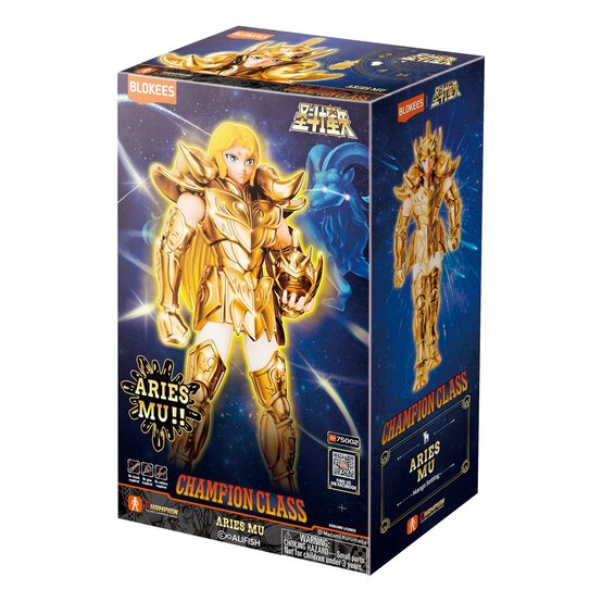 Blokees Saint Seiya Aries Mu Model Kit image number 1