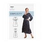 Simplicity Front Tie Dress Sewing Pattern S9041 (16-24) image number 1