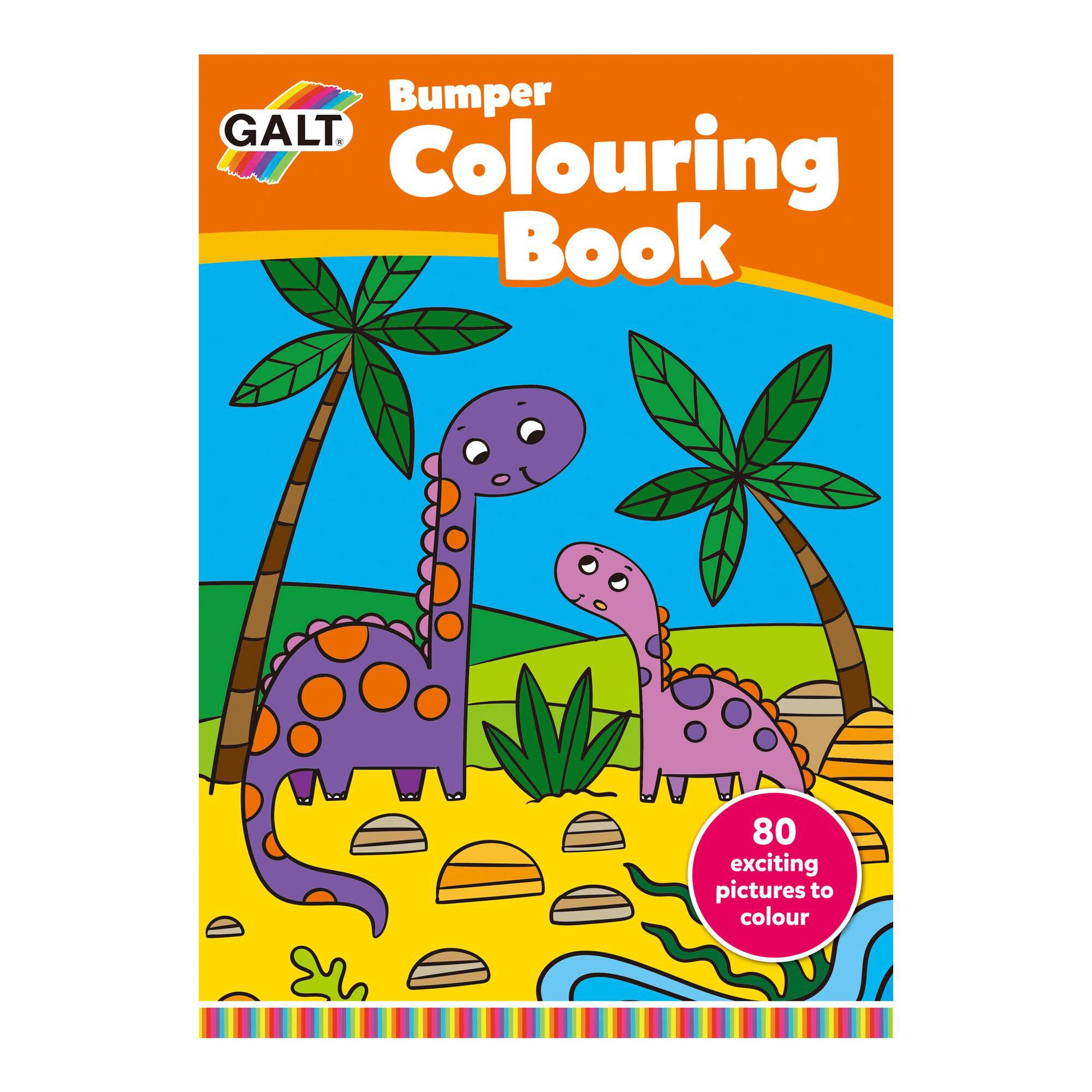 Galt Toys Bumper Colouring Book - Malbuch Für Kinder Ab 3 Jahren, 80 Seiten, A4 Format
