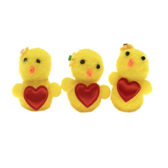 Yellow Chicks with Hearts 3 Pack image number 3