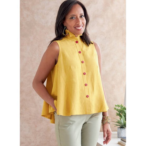 Butterick Women&rsquo;s Top Sewing Pattern B6792 (8-16) image number 4