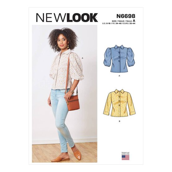 New Look Women’s Top Sewing Pattern N6698 image number 1
