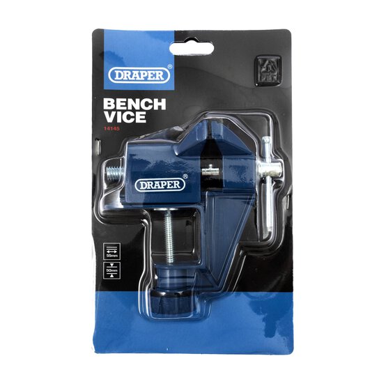 Draper Portable Hobby Bench Vice with Integrated Clamp 60mm image number 3