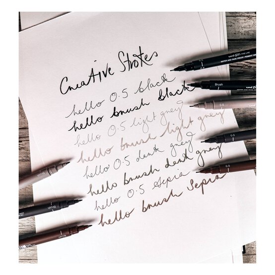 Uni-ball PIN Creative Strokes Fineliners 8 Pack image number 3