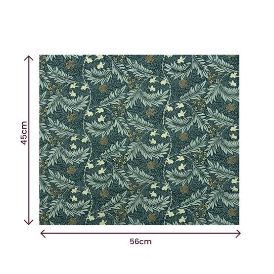 V&A William Morris Kelmscot Garden Cotton Fat Quarters 4 Pack image number 6