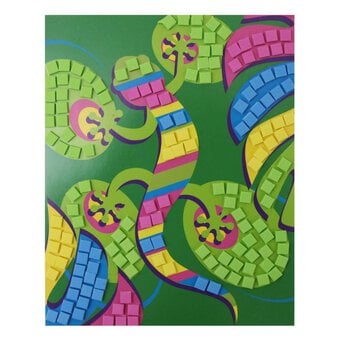 Foam Mosaic Art Gecko