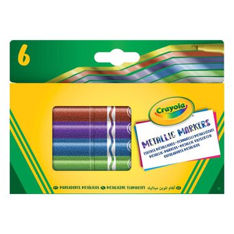 Crayola Metallic Markers 6 Pack