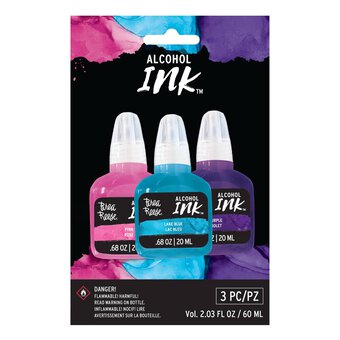 Brea Reese Pink and Blue Alcohol Ink 20ml 3 Pack
