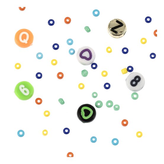 Multicolour Alphabet and Mini Bead Box 190g image number 2