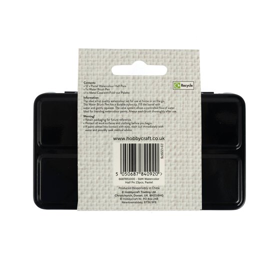 Shore & Marsh Pastel Half Pans Watercolour Set 12 Pack image number 9