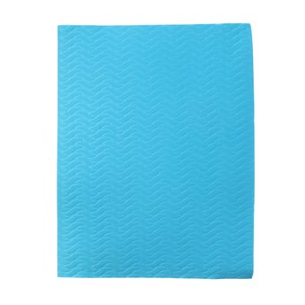 Blue Wavy Embossed Foam Sheet 22.5cm x 30cm