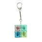 Turquoise Keyboard Fidget Keyring image number 1