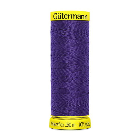 Gutermann Indigo Maraflex Stretchy Sewing Thread 150m (373) image number 1