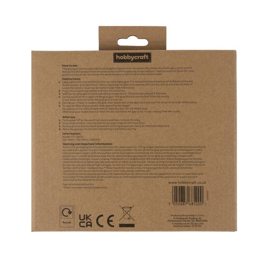 Black Hot Melt 11mm Glue Gun image number 4